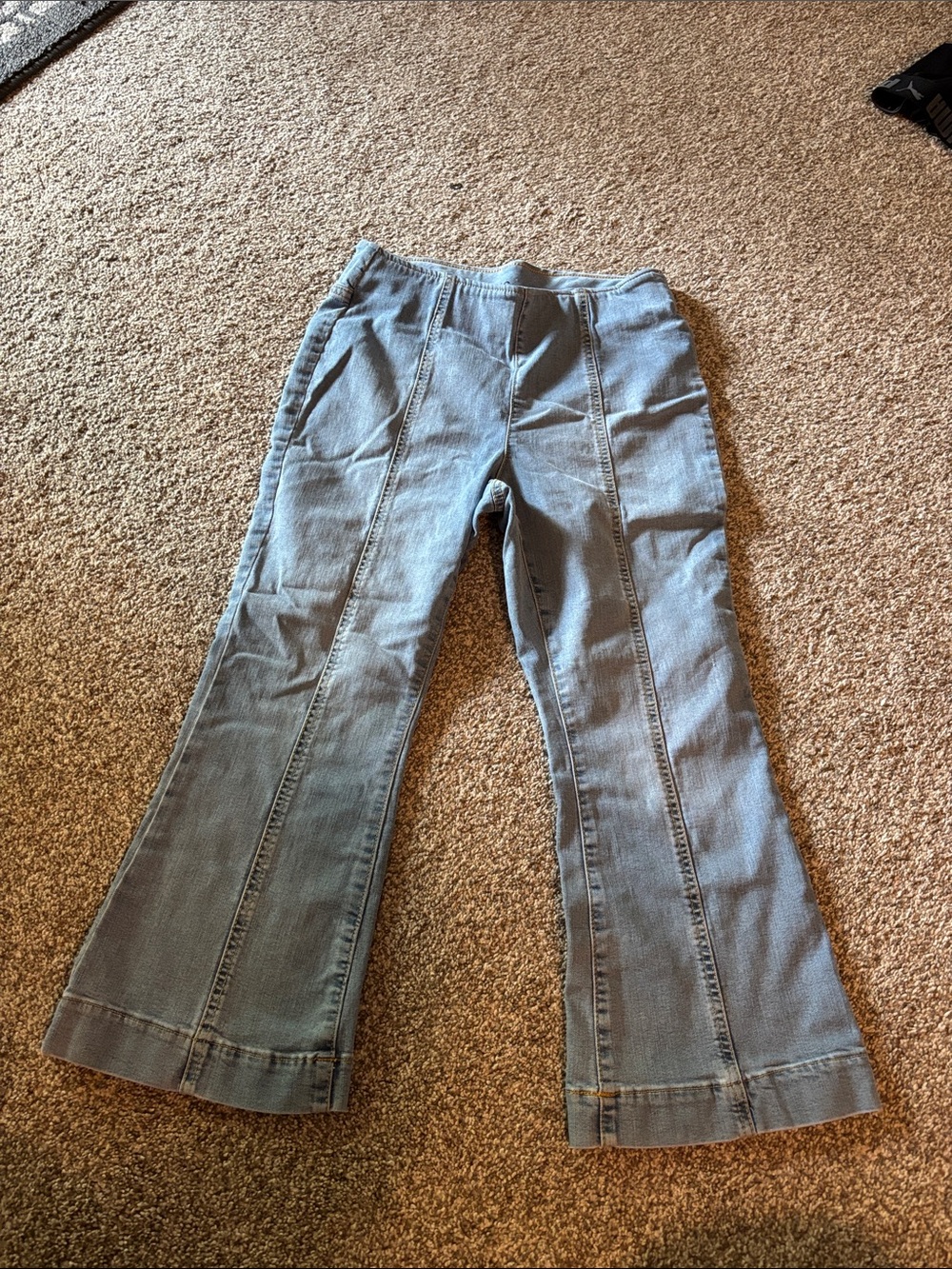 INC International Concepts Light Blue Crop Jeans